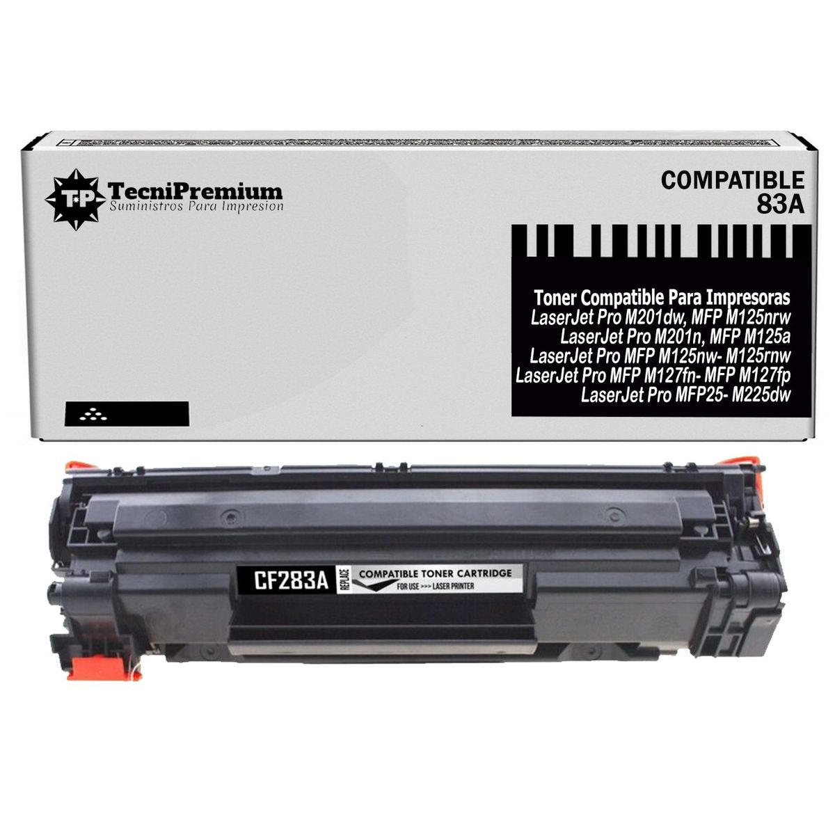GENERICO - Toner Compatible CF283A Negro Impre M125 M127n M201 M225