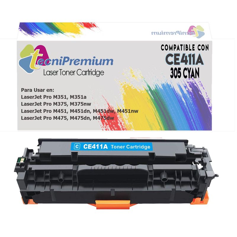 GENERICO - Toner Compatible CE411A  Cyan Impre  LaserJet Pro M351,M375,M451,M475
