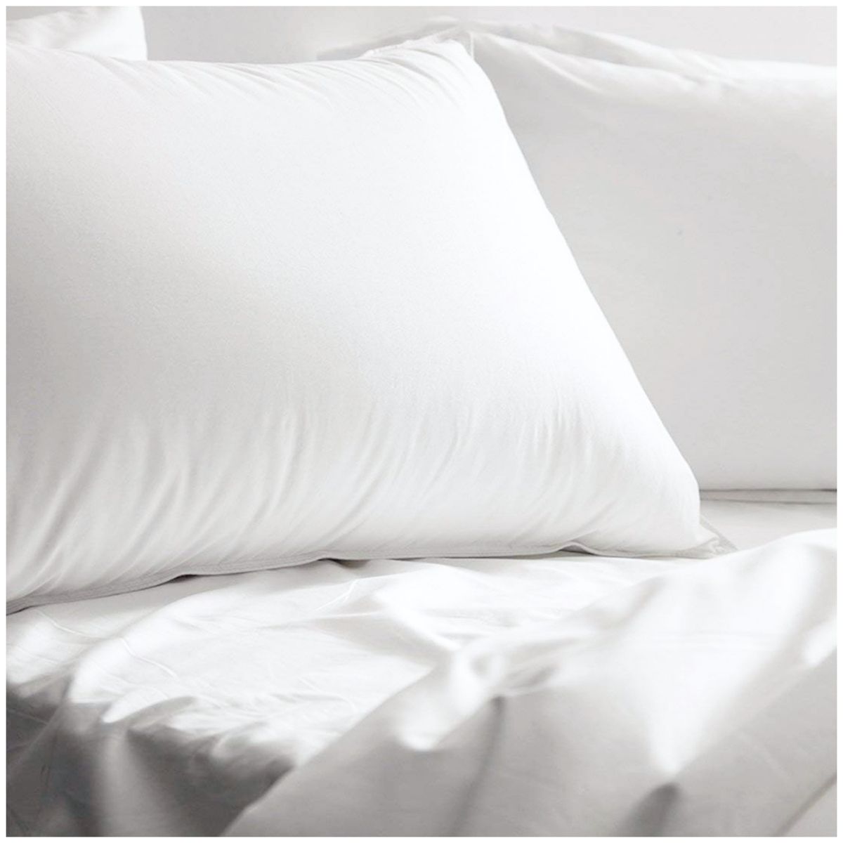 HAPPY BEAR - Almohada Basic Blanco 45 x 65cm Fibra Siliconada