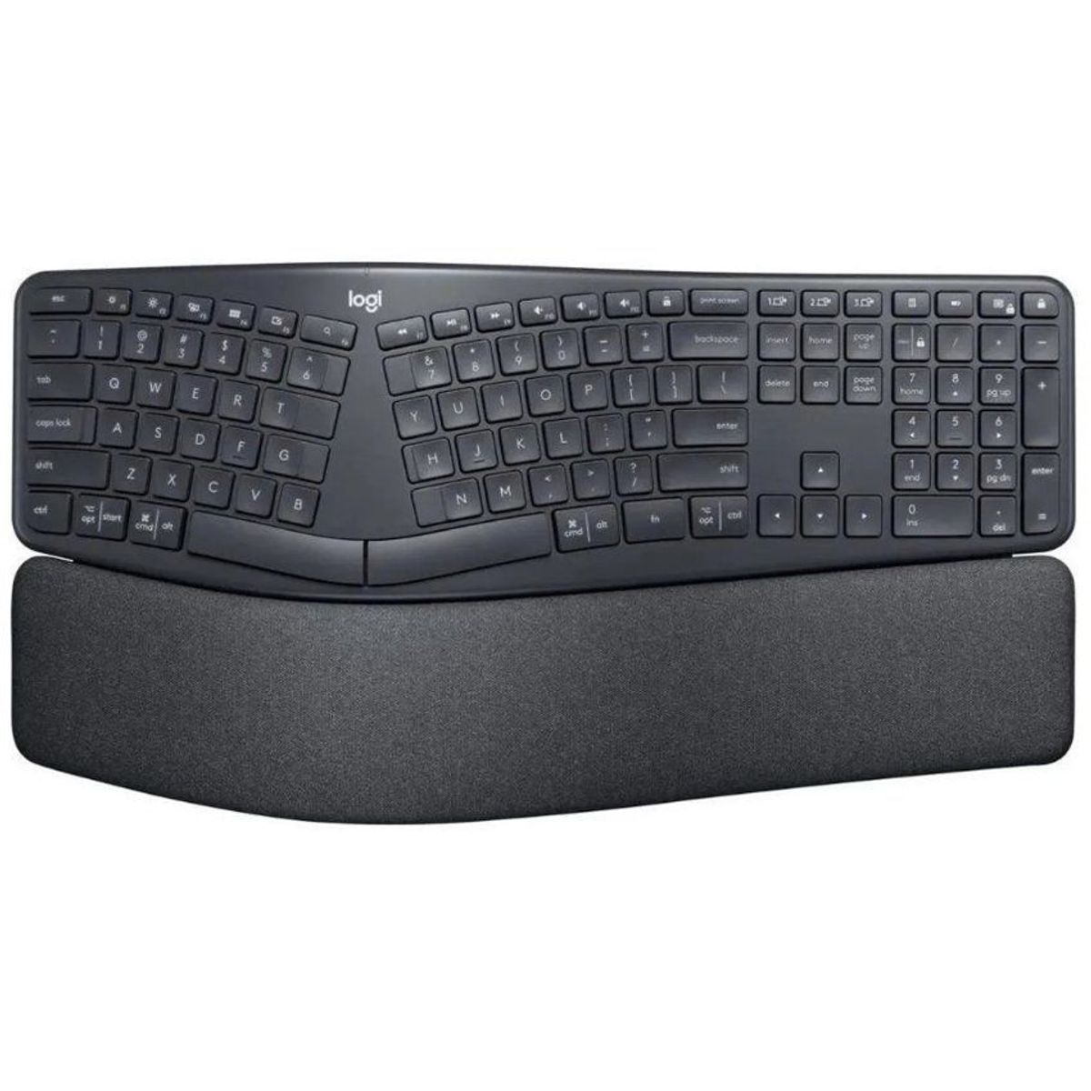 LOGITECH - Teclado ergonómico bluetooth inalámbri logitech k860 920-009845