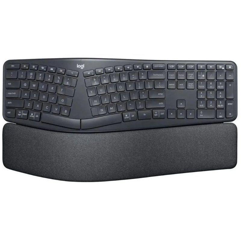LOGITECH - Teclado ergonómico bluetooth inalámbri logitech k860 920-009845
