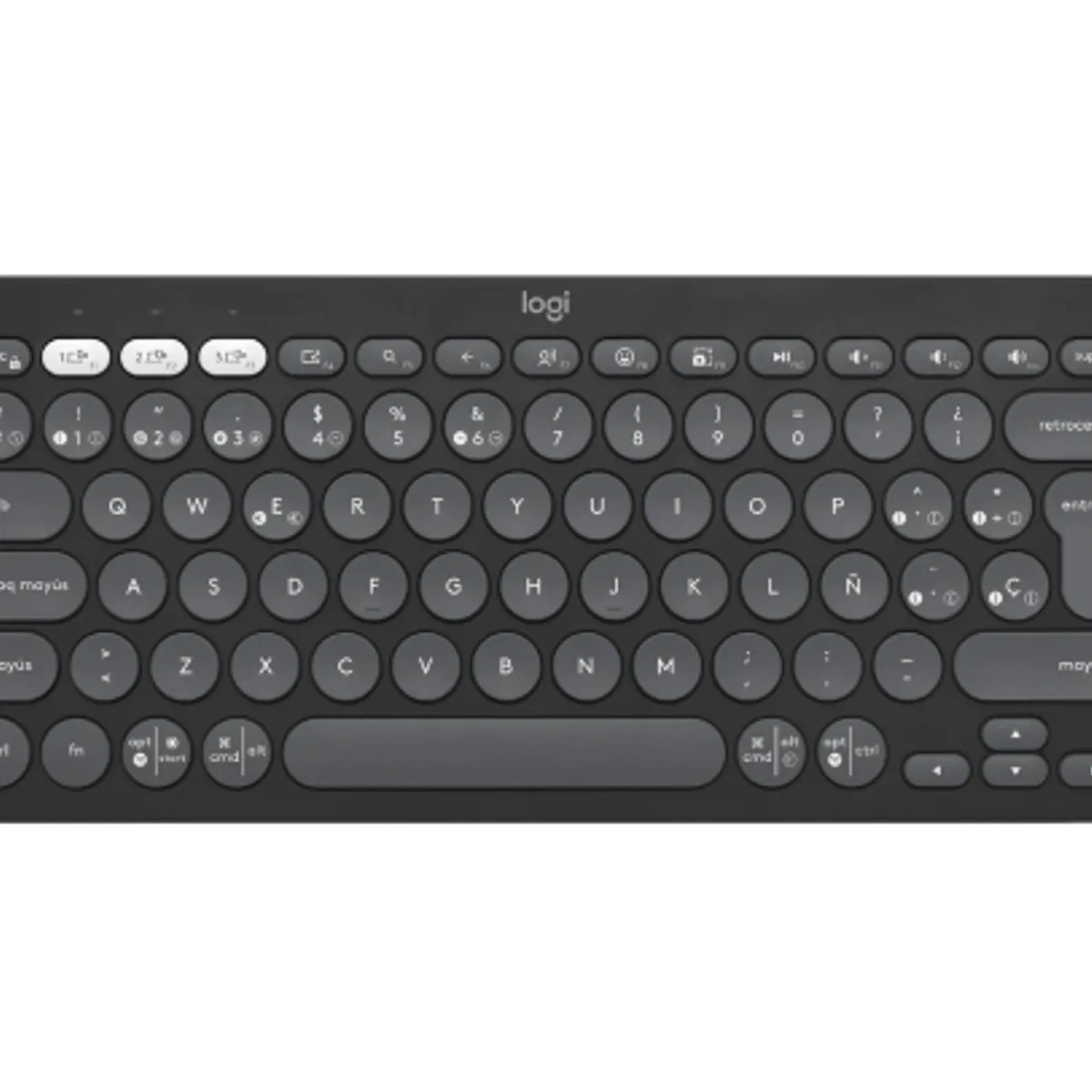 LOGITECH - Teclado Bluetooth Logitech K380s Español Negro 920-011783