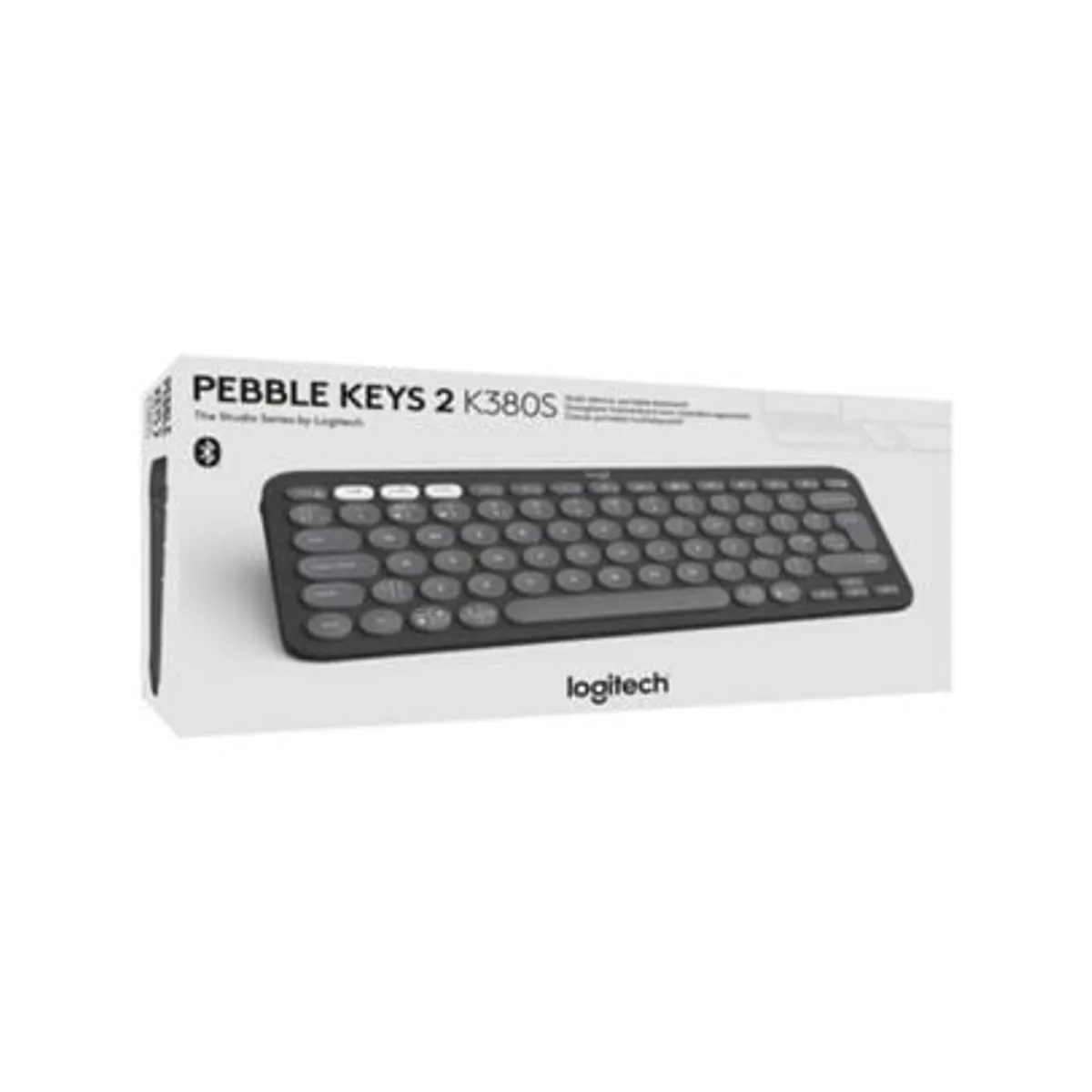 LOGITECH - Teclado Bluetooth Logitech K380s Español Negro 920-011783