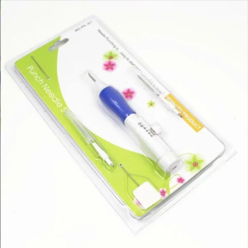 GENERICO - Pluma Plástico Diy Artesanía Aguja De Punzón De Tejer