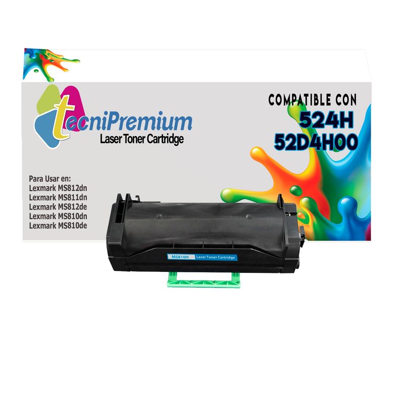 GENERICO - Toner Generi Para Lexmark 52D4H00 524H MS812dnMS811dnMS812deMS810dn