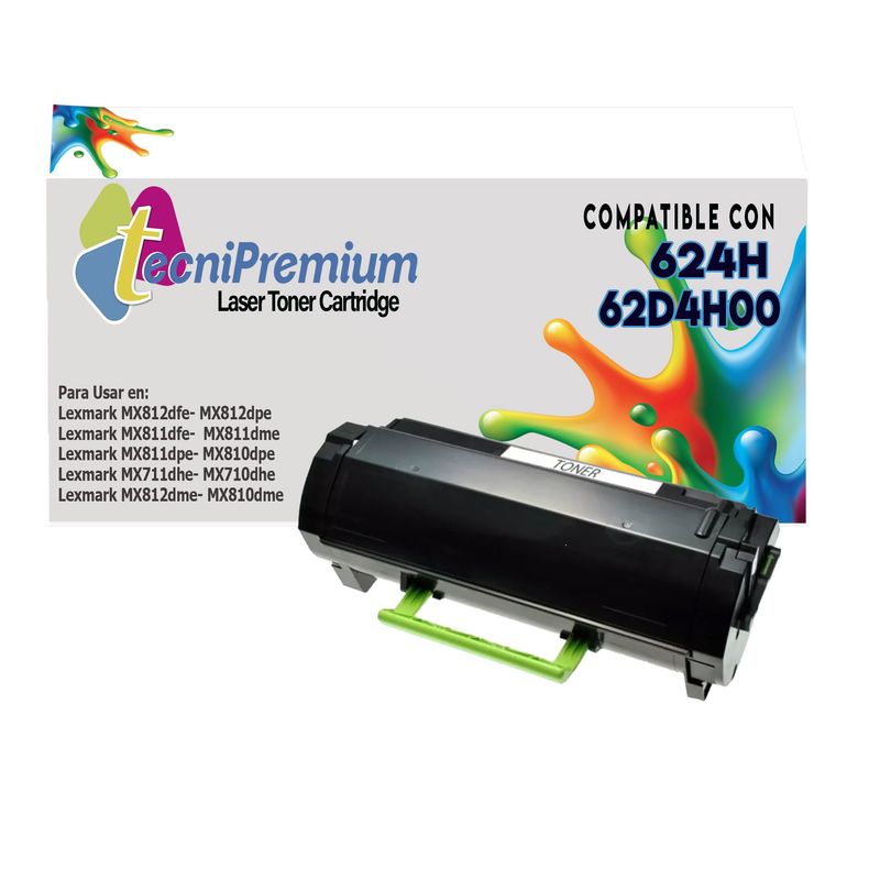GENERICO - Toner Generico Para Lexmark 62D4H00 624H MX812dfe MX812dpe MX810dme