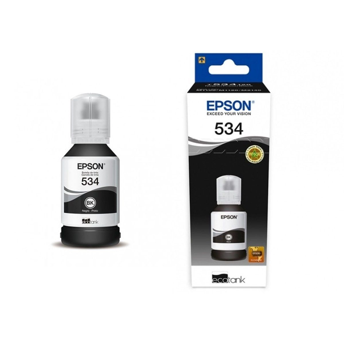 EPSON - Tinta Original 534 Impresora Epson EcoTank M2170 M3170 M1100 M1180