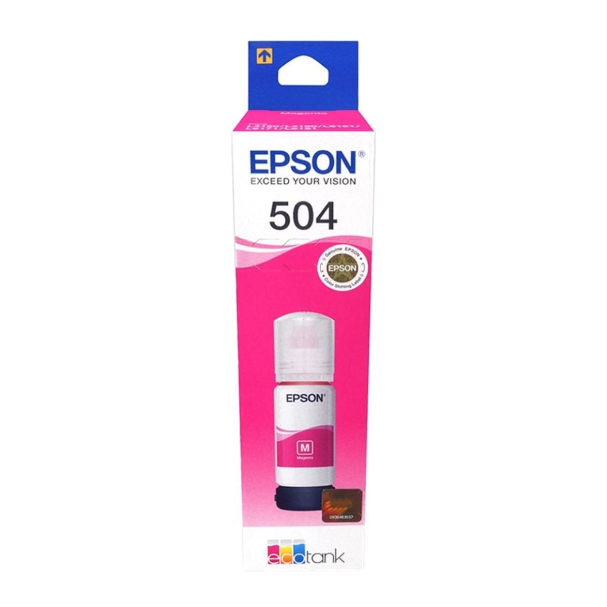 EPSON - Tinta Epson 504 Magenta Original Para L4150 L4160 L6161 L6171 L6191