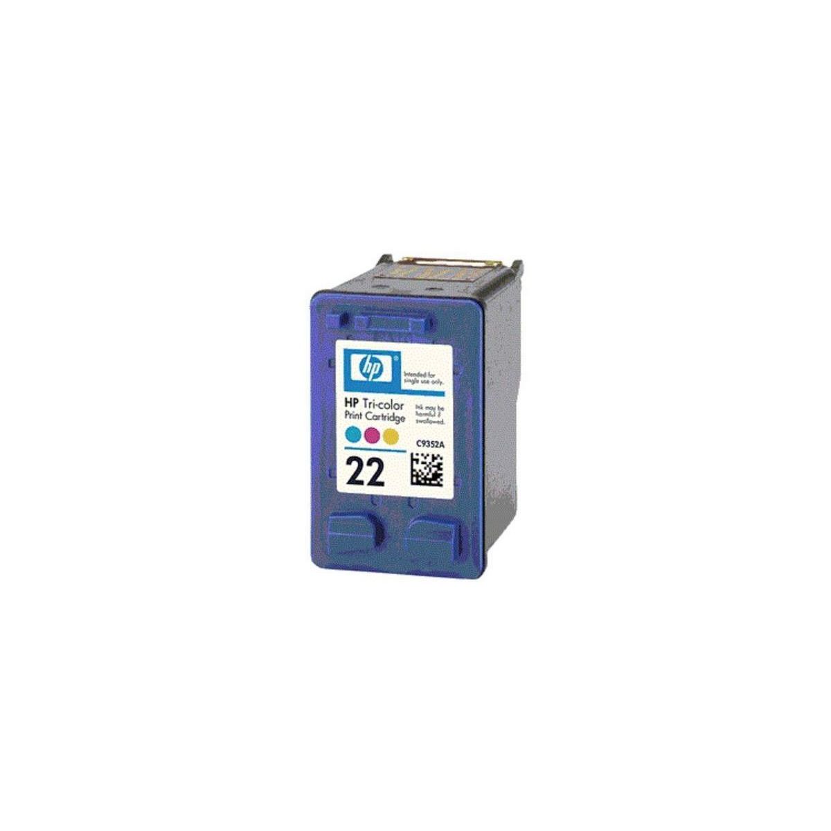 HEWLETT PACKARD - CARTUCHO ORIGINAL HP 22 Para Deskjet D1560 F380 F2180 F4180 F2280