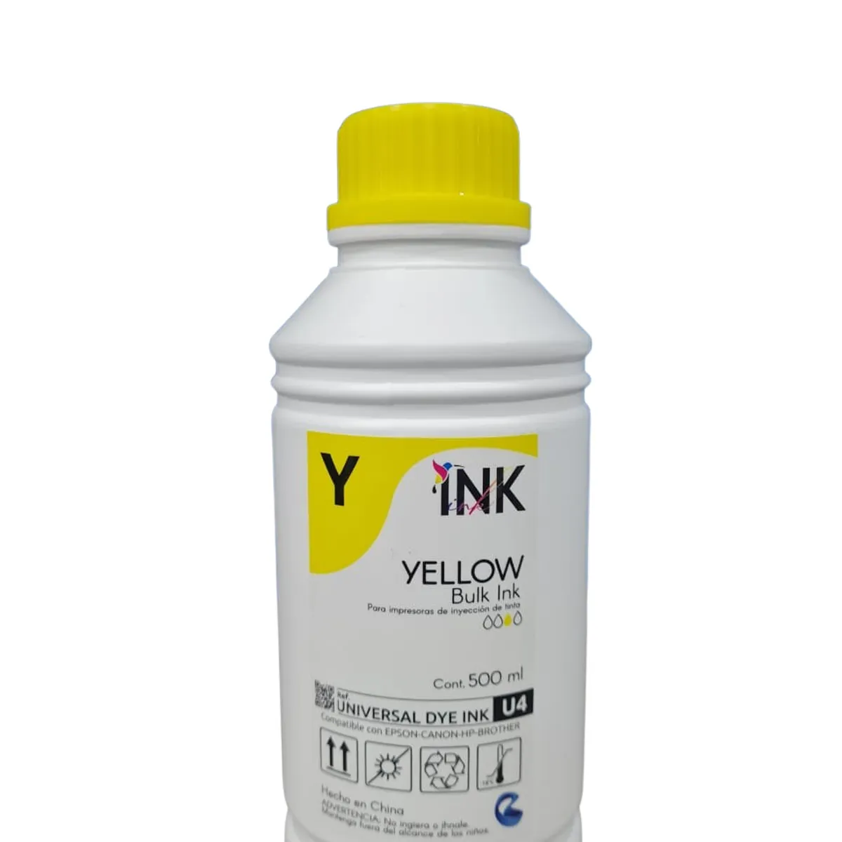 GENERICO - 4 Medios Litros Tinta Generica Compatible Con Impresoras Canon