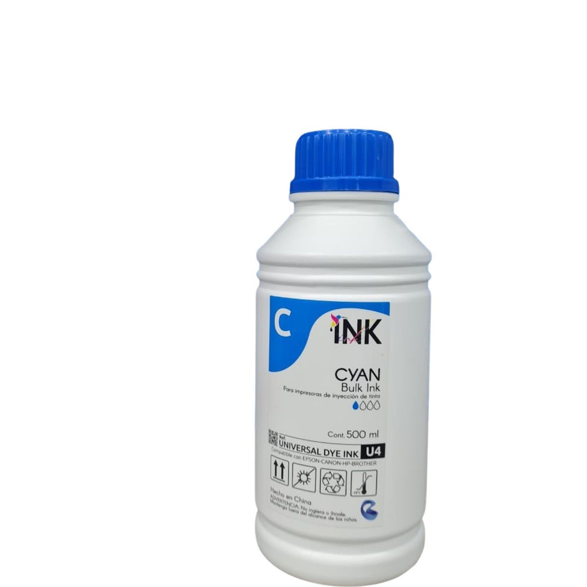 GENERICO - Medio Litro Tinta 664 Para Eps L355 L365 L395 L380 L375 L455 L495