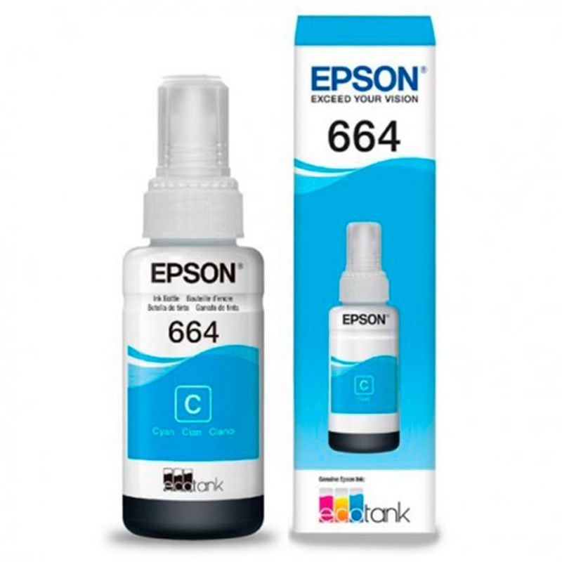 EPSON - Tinta 664 Original Para Epson  L555 L210 L355 L395 L380 L475