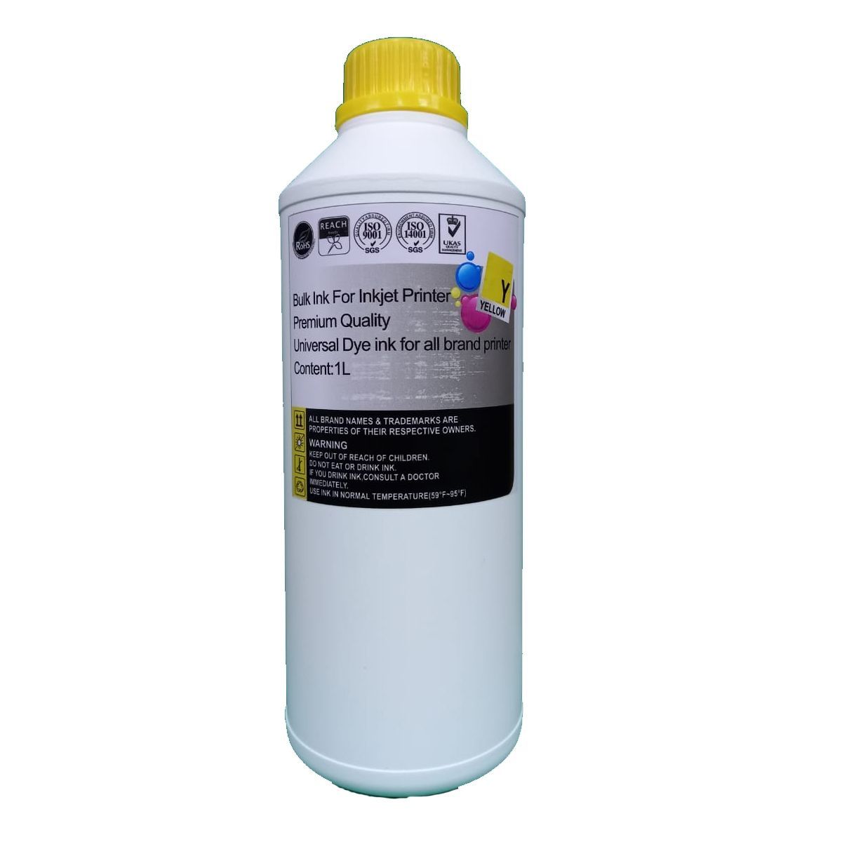 GENERICO - 4 Litros de Tinta Recargar Cartuchos O Rellenar Sistema Compatible con Marca Hp