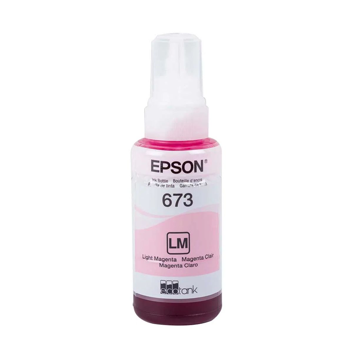 EPSON - Tinta 673 Light Magenta Imp Epson L800, L805, L810, L1800 Original