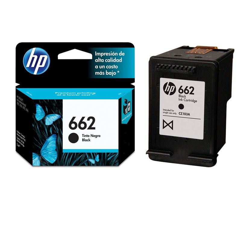 HEWLETT PACKARD - Combo Cartuchos Hp 662 Originales Deskjet 2546 2645 3515 3545 4645