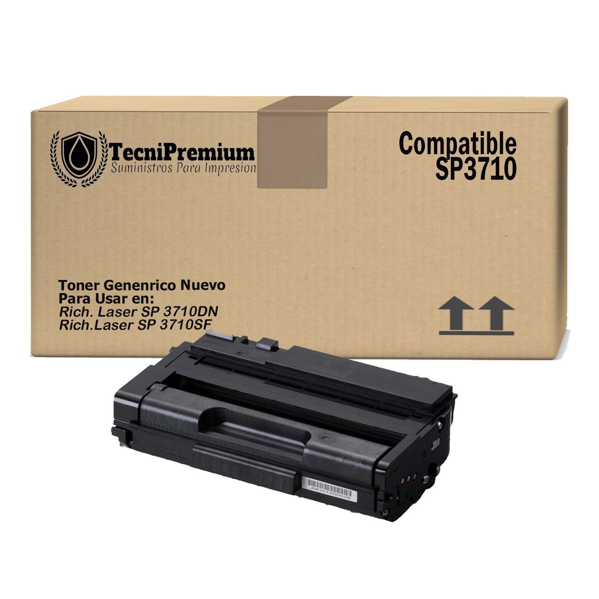 GENERICO - Toner Negro Para Ricoh Sp 3710sf Sp 3710dn - Generico