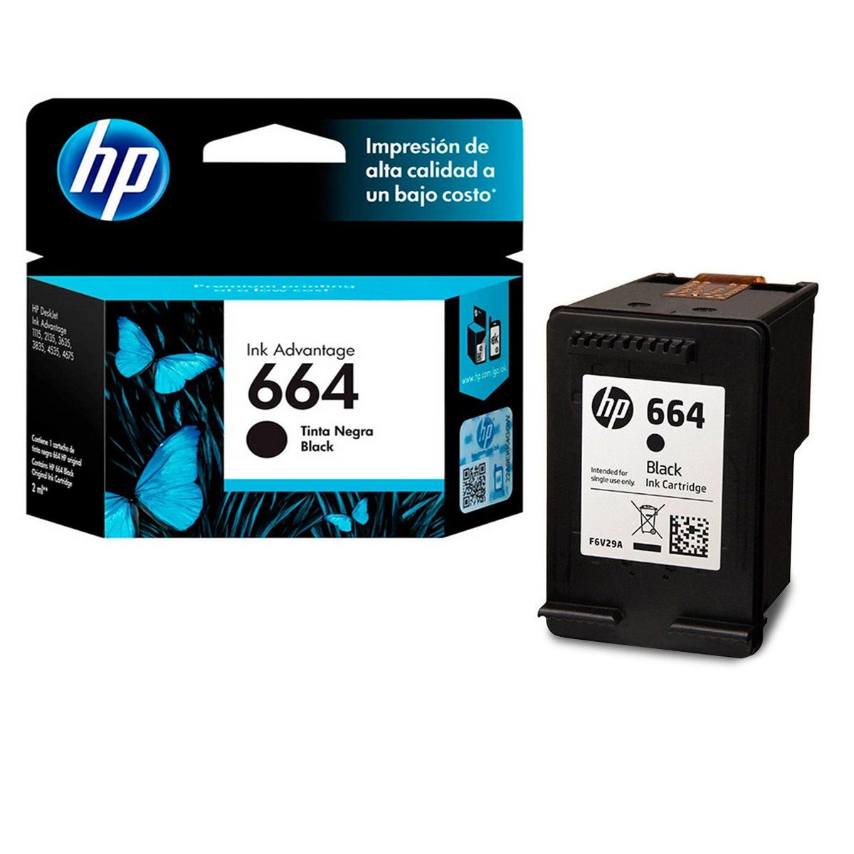 HEWLETT PACKARD - Cartucho Negro y Color Para Hp Deskjet 2135 2675 3635 3785