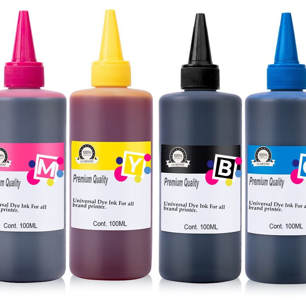 GENERICO - Tinta Recargar Y Rellenar Cartuchos 100ml Compatible Hp