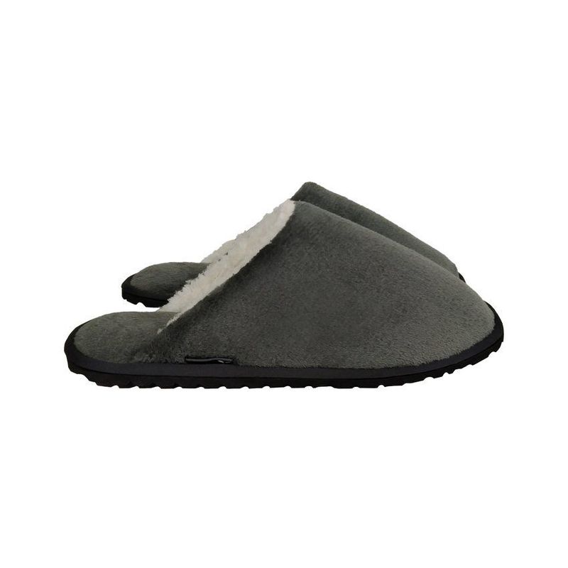 GENERICO - Pantuflas babuchas caballero ovejero gris oscuro