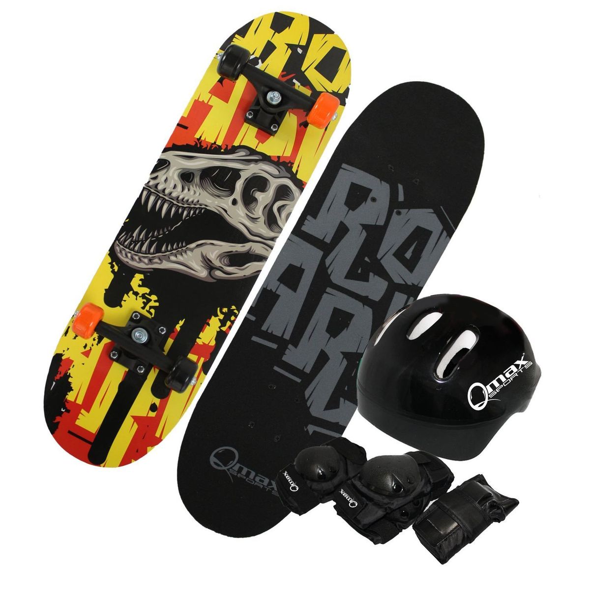 QMAX - Skateboard Iniciacion Para niños Patineta Tabla Monopatin