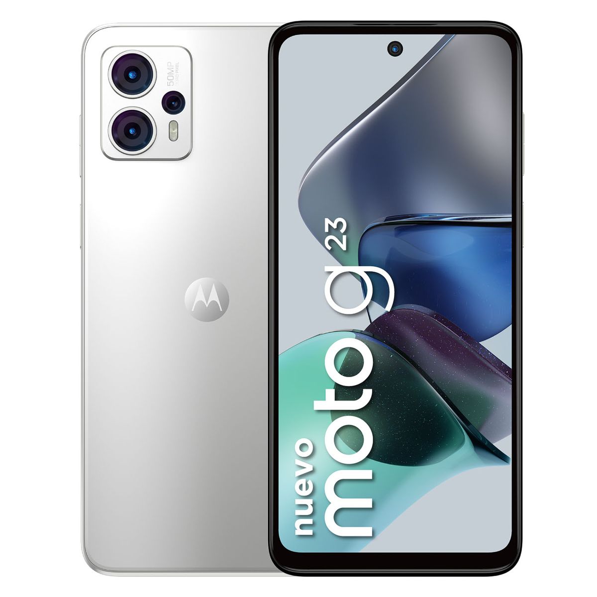MOTOROLA - Celular Motorola Moto G23 128GB 4GB RAM Dual SIM Blanco