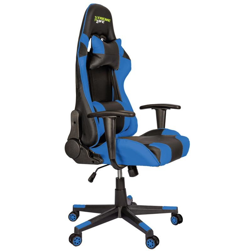 XTREME LIFE - Silla Gamer Ergonomica Silla De Oficina Reclinable Giratoria - Azul