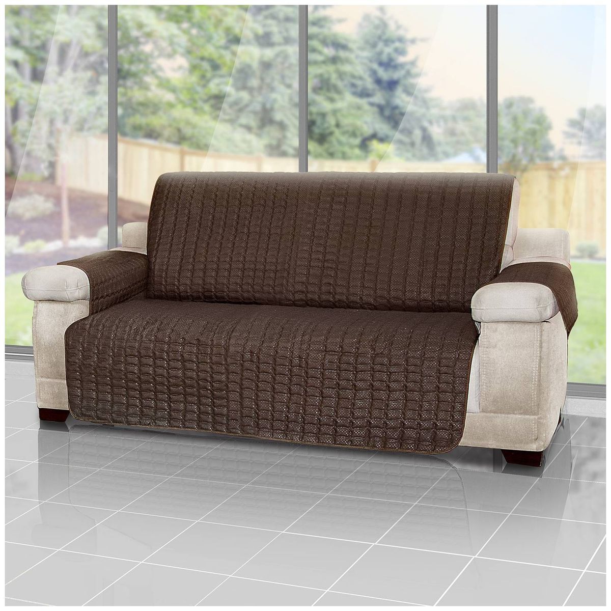 ENERGY PLUS - Forro protector de sofá y muebles reversible