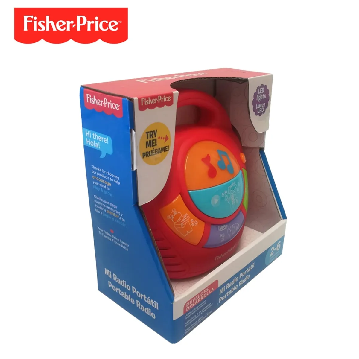 FISHER PRICE - Juguete Radio Fisher Price portatil Dfp6211 Rj