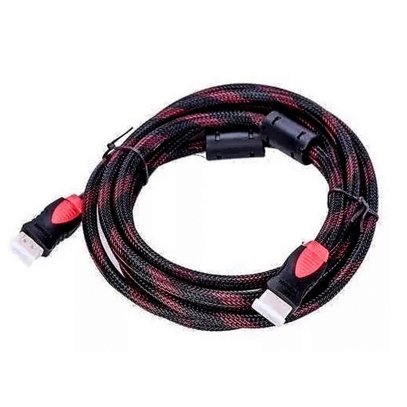 DAYOSHOP - Cable Hdmi 1,50 Metros Mallado Doble Filtro Nucleo Ferrita