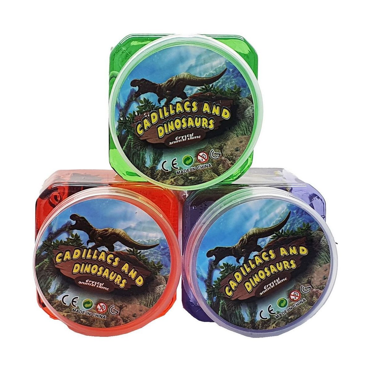 DAYOSHOP - Slime Kit Slime Supplies Kit X3 + 3 Dinosaurios