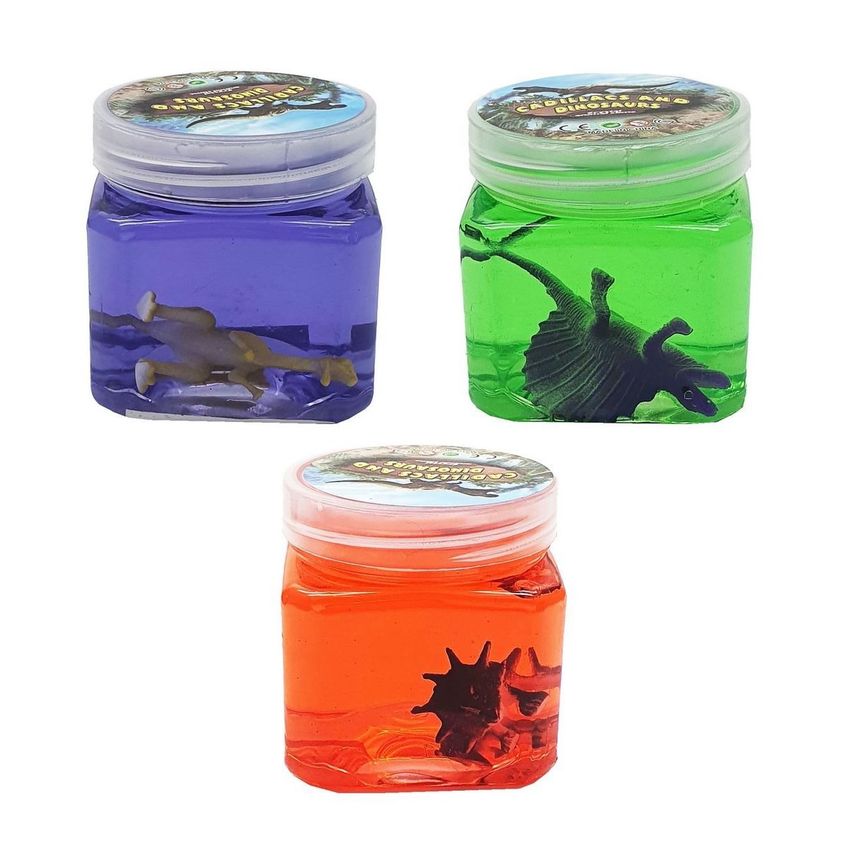 DAYOSHOP - Slime Kit Slime Supplies Kit X3 + 3 Dinosaurios