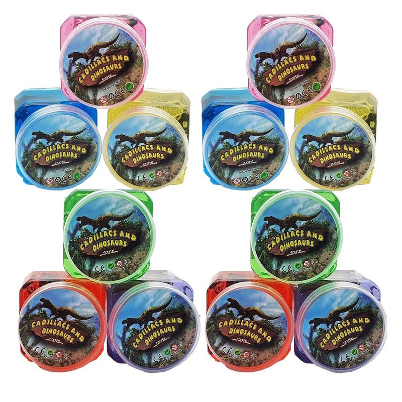 DAYOSHOP - Slime Kit Slime Supplies Kit X 12 + 12 Dinosaurios