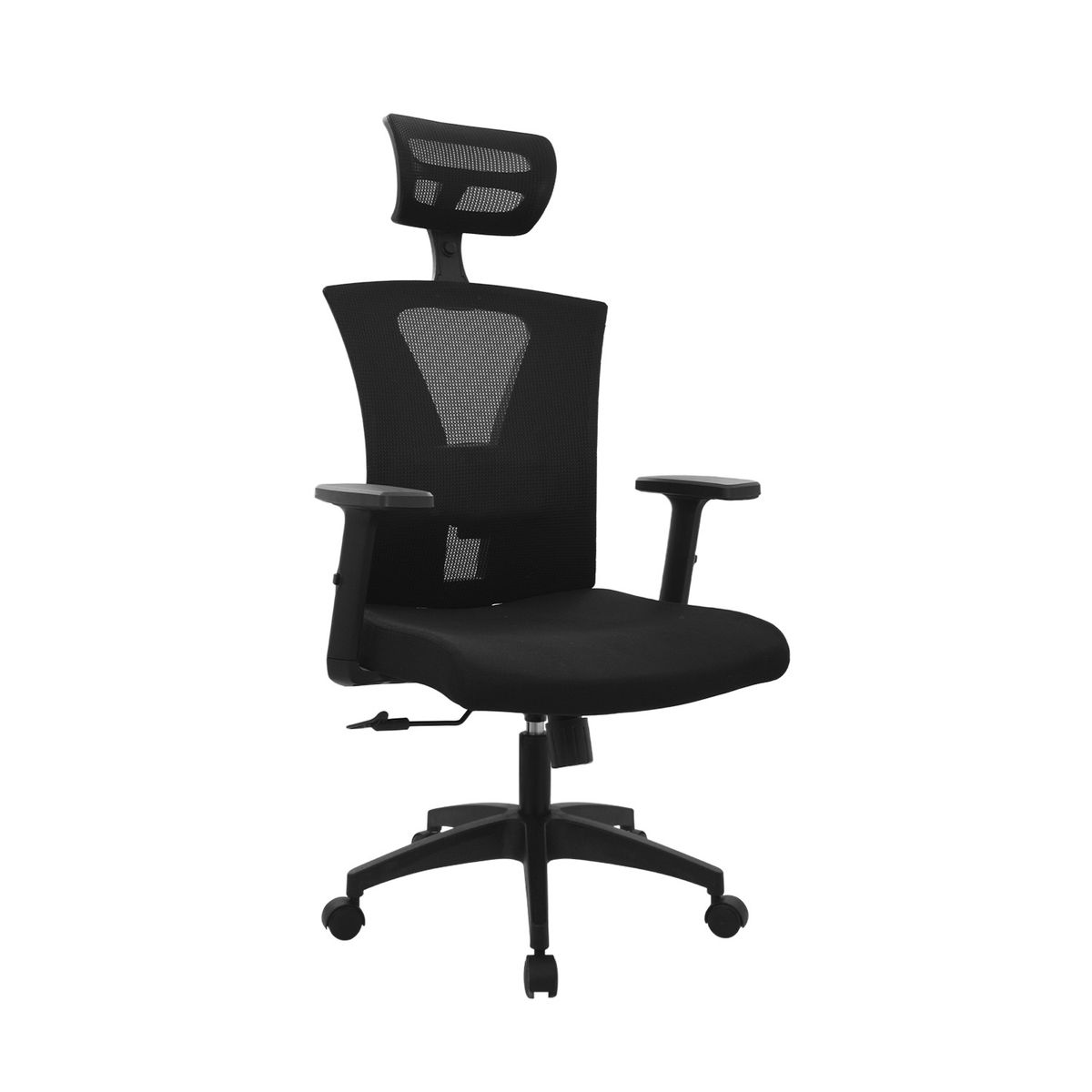 BONNO - Silla Ergonómica Niza Con Cabecero Negro