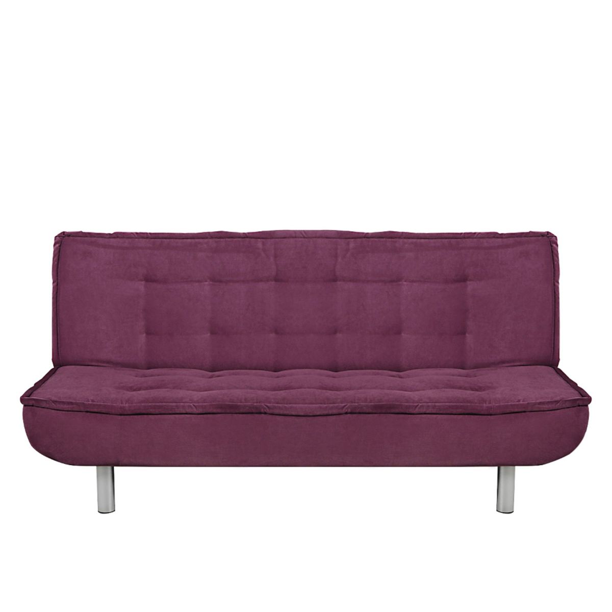SOFA MARKET - Sofa Cama Lotto 3 Puestos Tela Morado