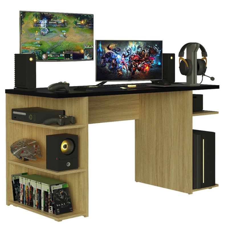 MADESA - Escritorio Gamer Moderno para PC y Consola