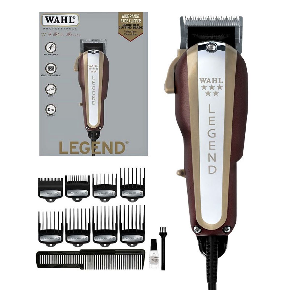 WAHL - Cortadora Profesional Wahl Legend Con Cable 5 Estrellas