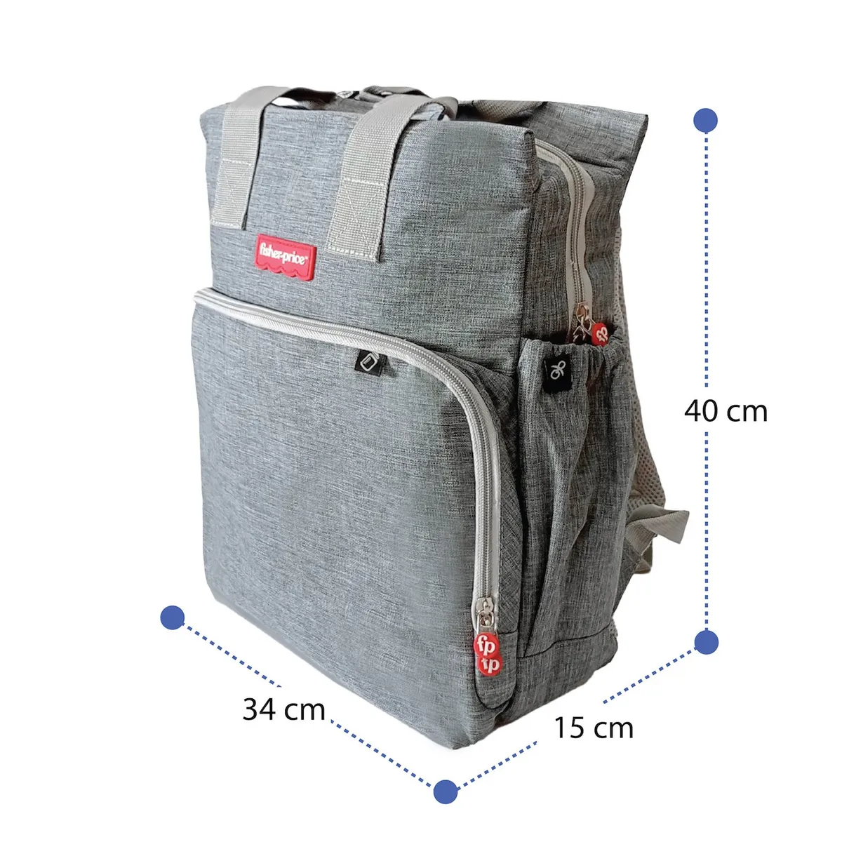 FISHER PRICE - Pañalera fisher price dfp9004 gris