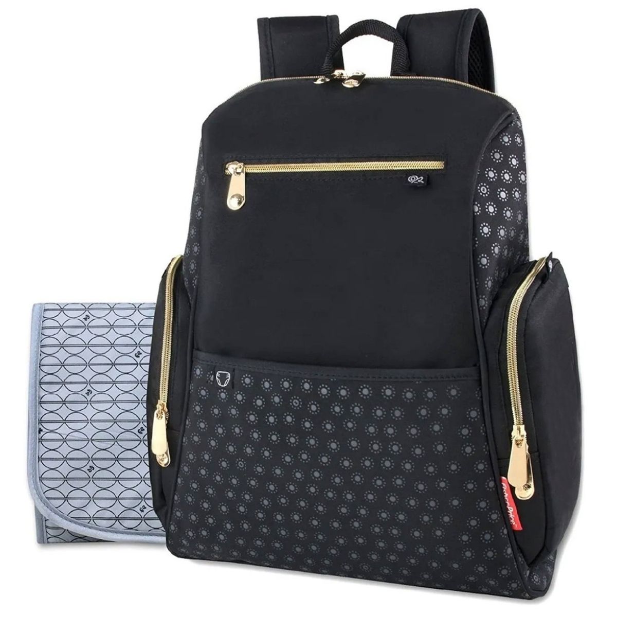 FISHER PRICE - Pañalera morral bebe fisher price dfp9003 negro