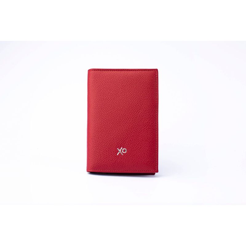 EXOTIQ - Porta pasaporte introspection red Xo By Belucci_.