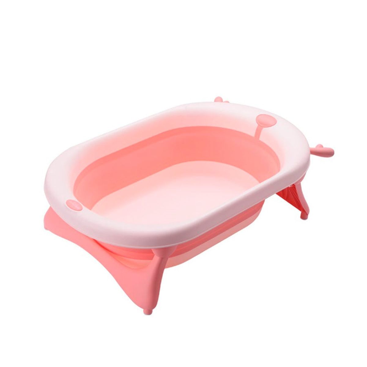 INDUHOGAR - Bañera tina para bebe plegable con indicador de temperatura