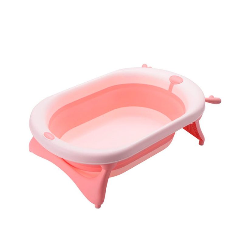 INDUHOGAR - Bañera tina para bebe plegable con indicador de temperatura