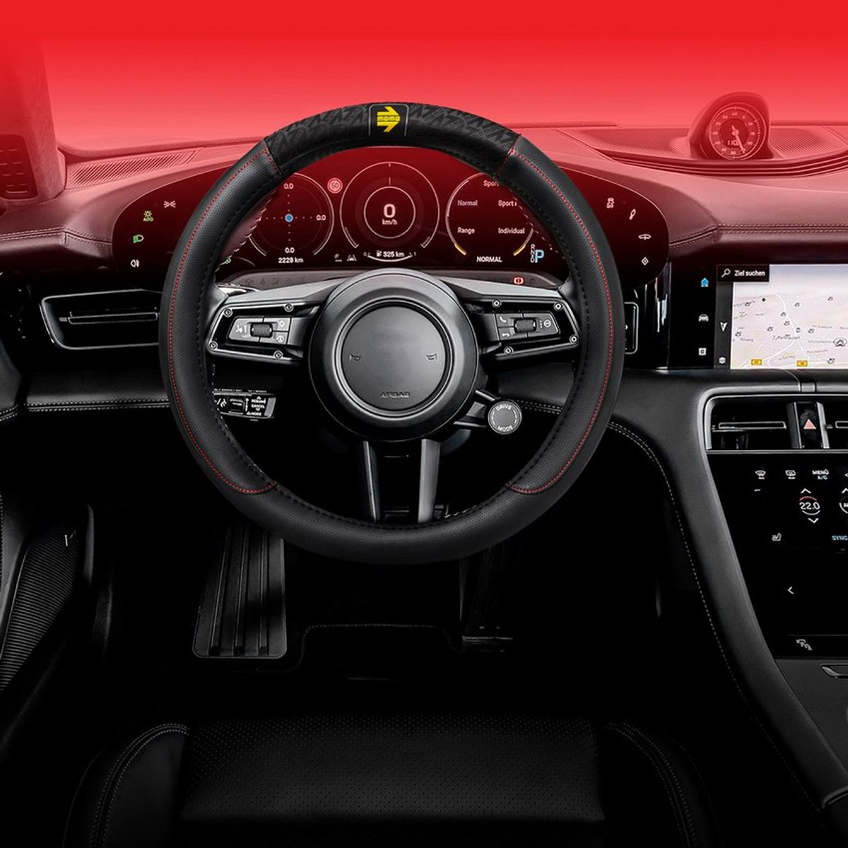 MOMO - Forro Protector Volante Carro Cubre Timon Momo SWC030BR