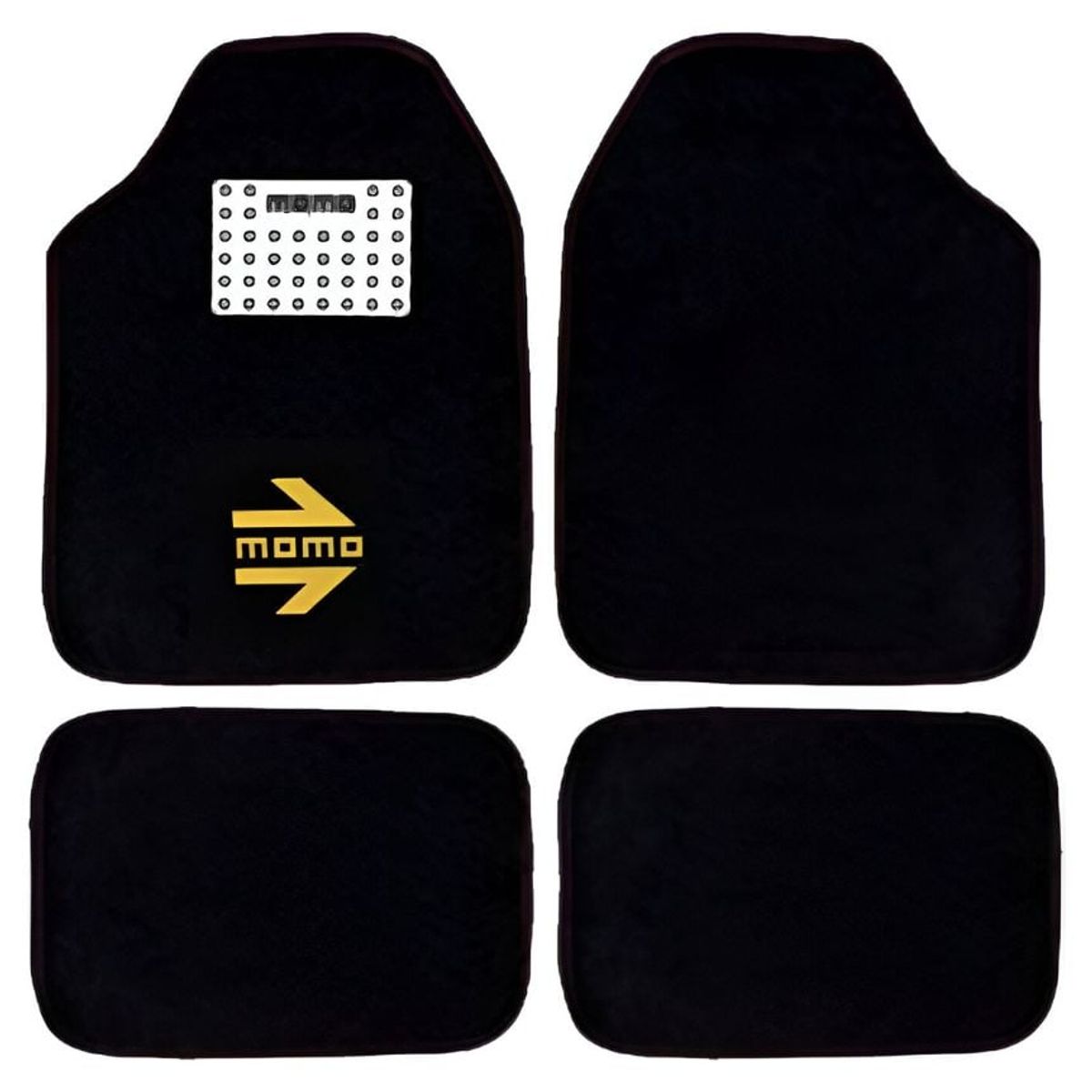 MOMO - Set Tapetes Alfombra Carro 4 Piezas Momo CM016BR