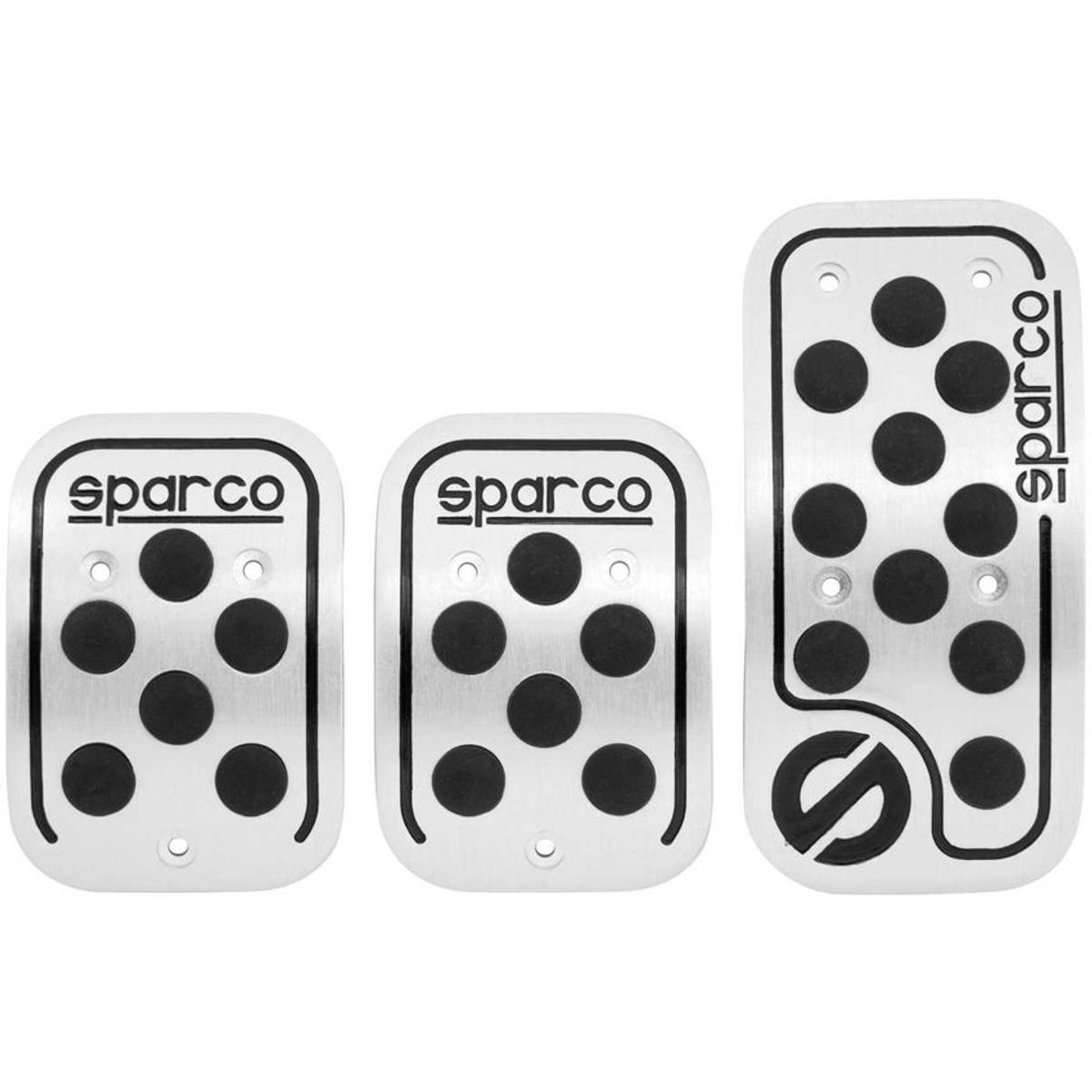 SPARCO - Pedales Carro Mecanico Tuning Deportivo Sparco SPC0406BK
