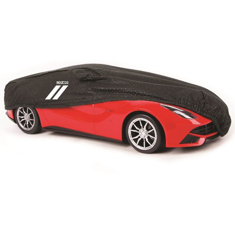 SPARCO - Pijama Funda Para Carro 3 Capas Negra Talla L Sparco SPC2006
