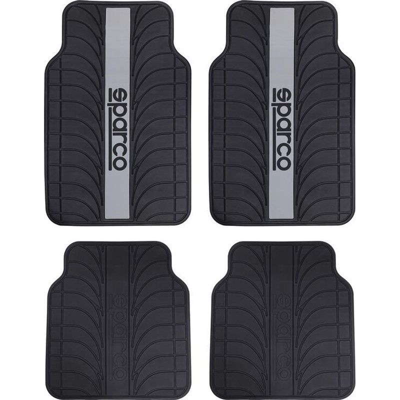 SPARCO - Tapete 4 Piezas Carro Piso Vehiculo Sparco SPC1913GR