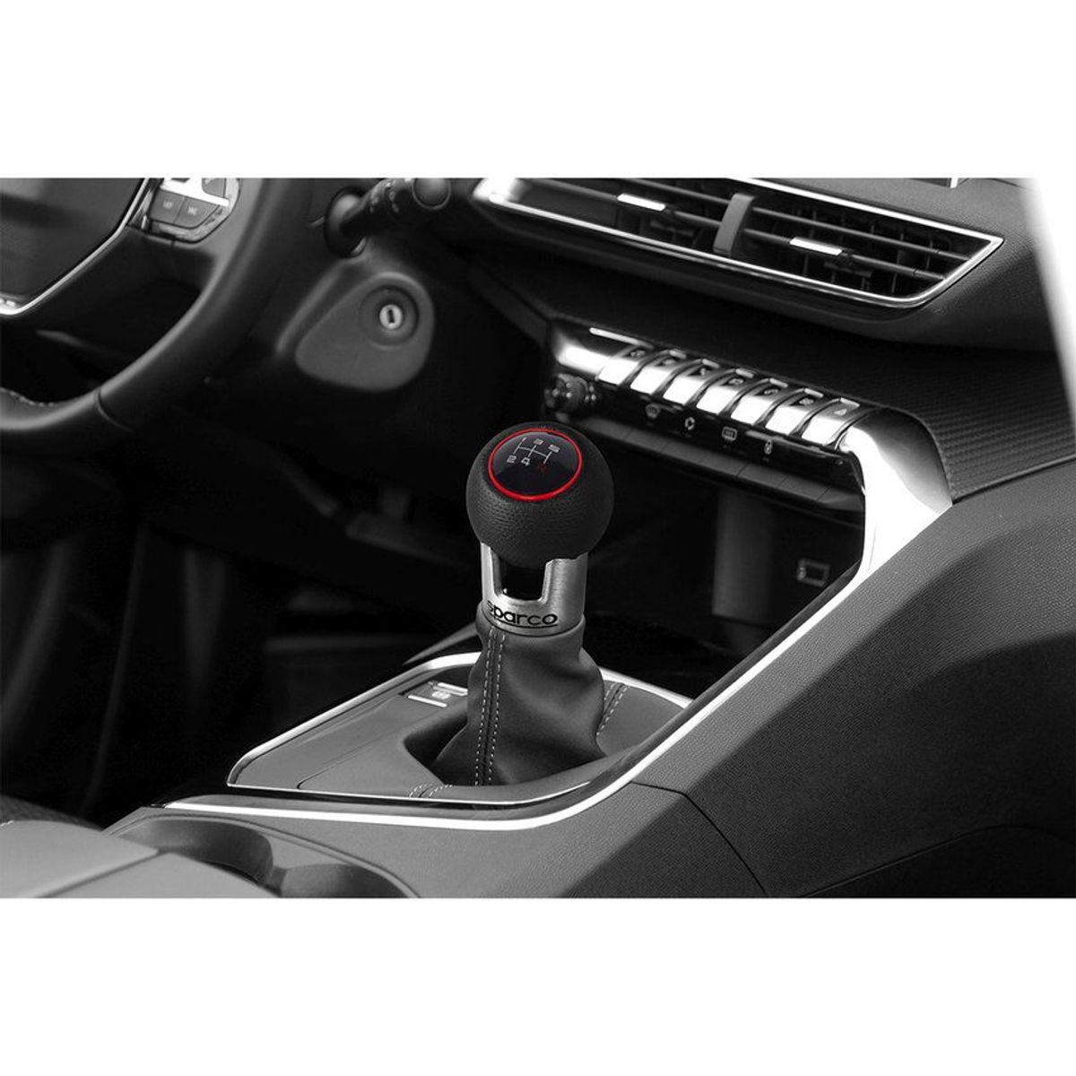 SPARCO - Pomo Perilla Palanca Cambio Para Carro Sparco SPC0105BK
