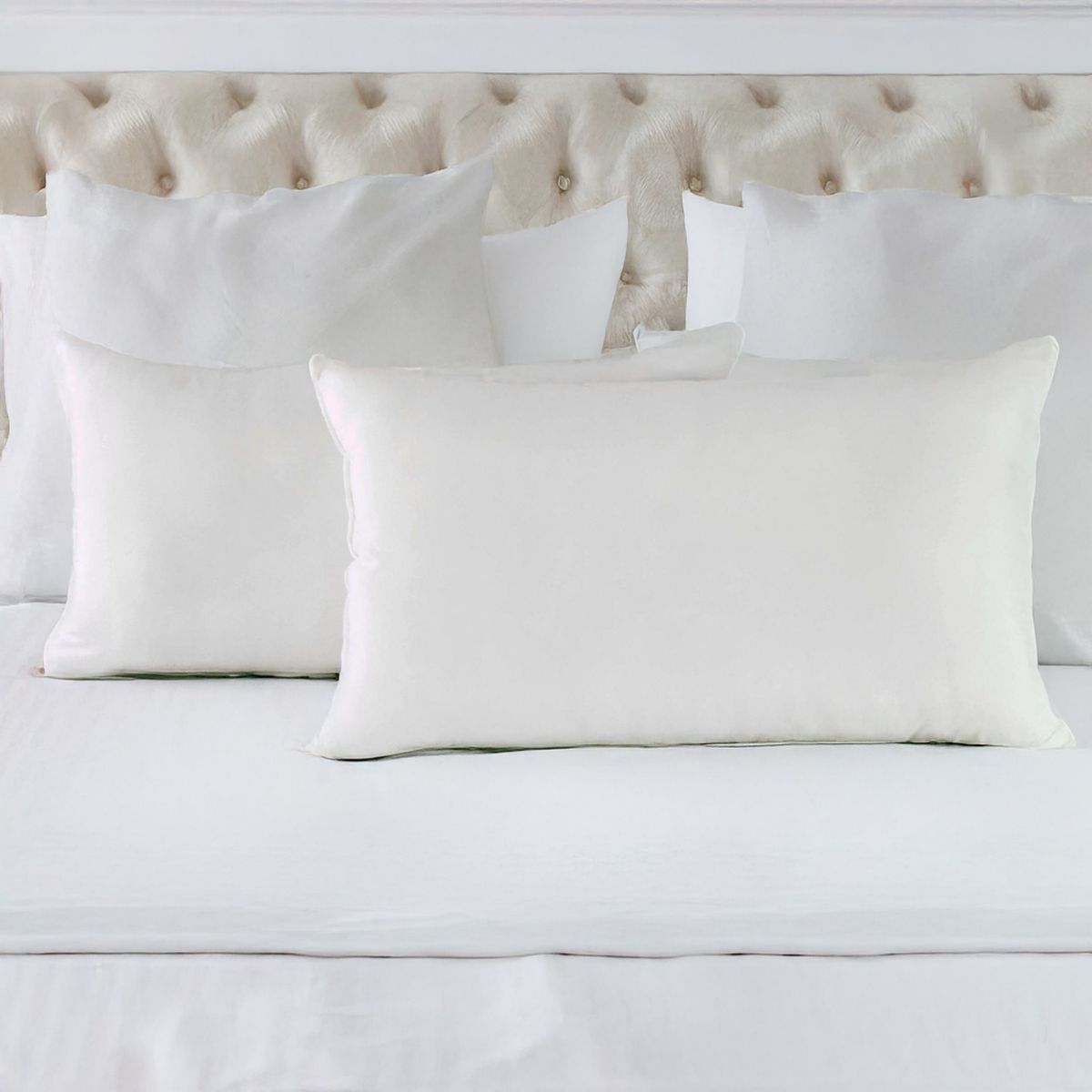 HOGARETO - Set x 2 Almohadas Siliconadas 90x50cm Hogareto Blanco