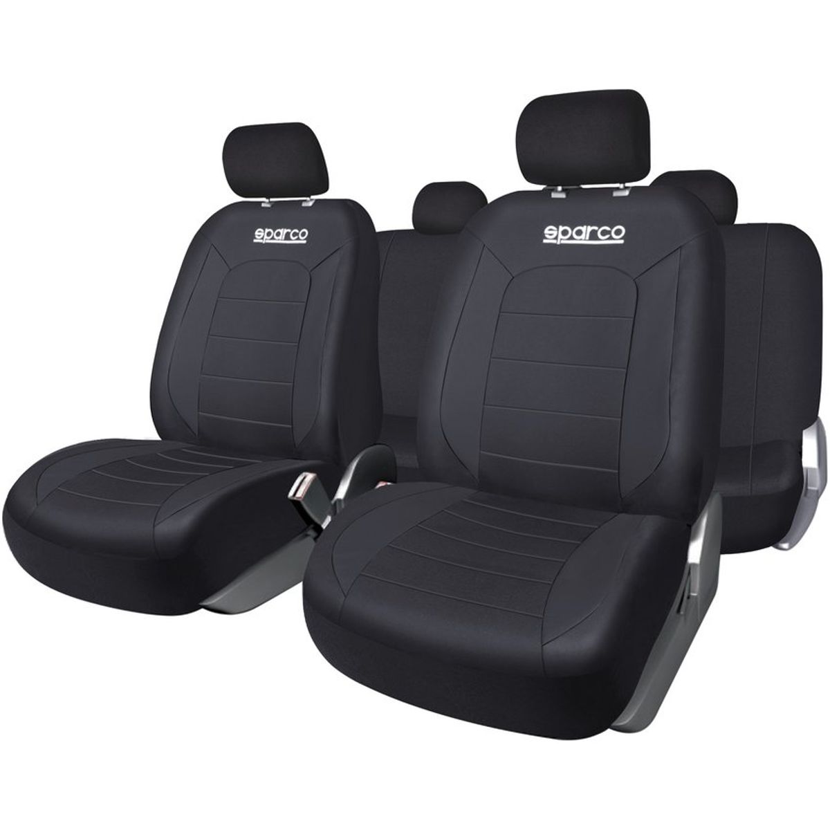 SPARCO - Set Fundas Asiento Forro Para Silla Sparco SPS426BKCB