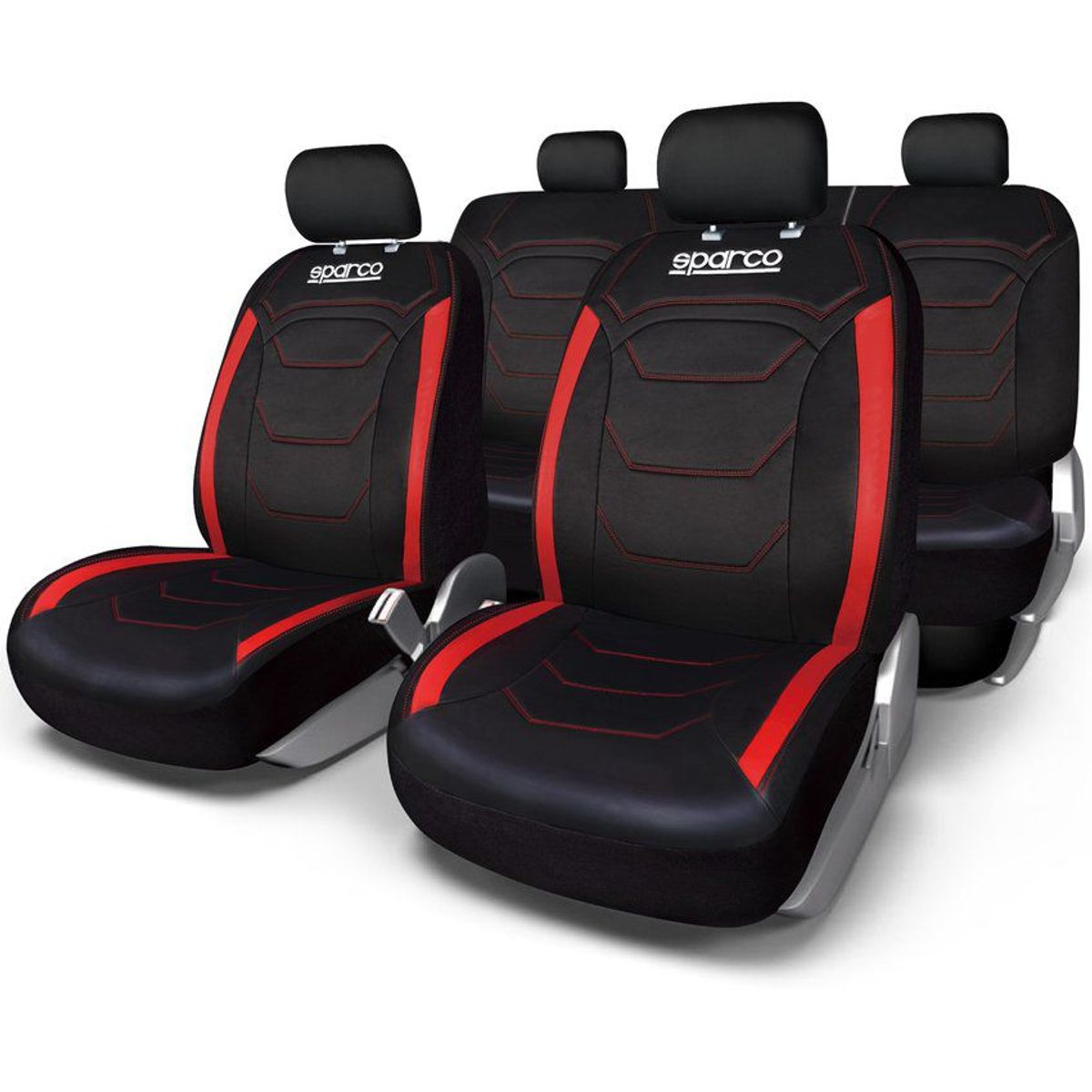 SPARCO - Set Fundas Asiento Forro Para Silla Sparco SPS406RDCB